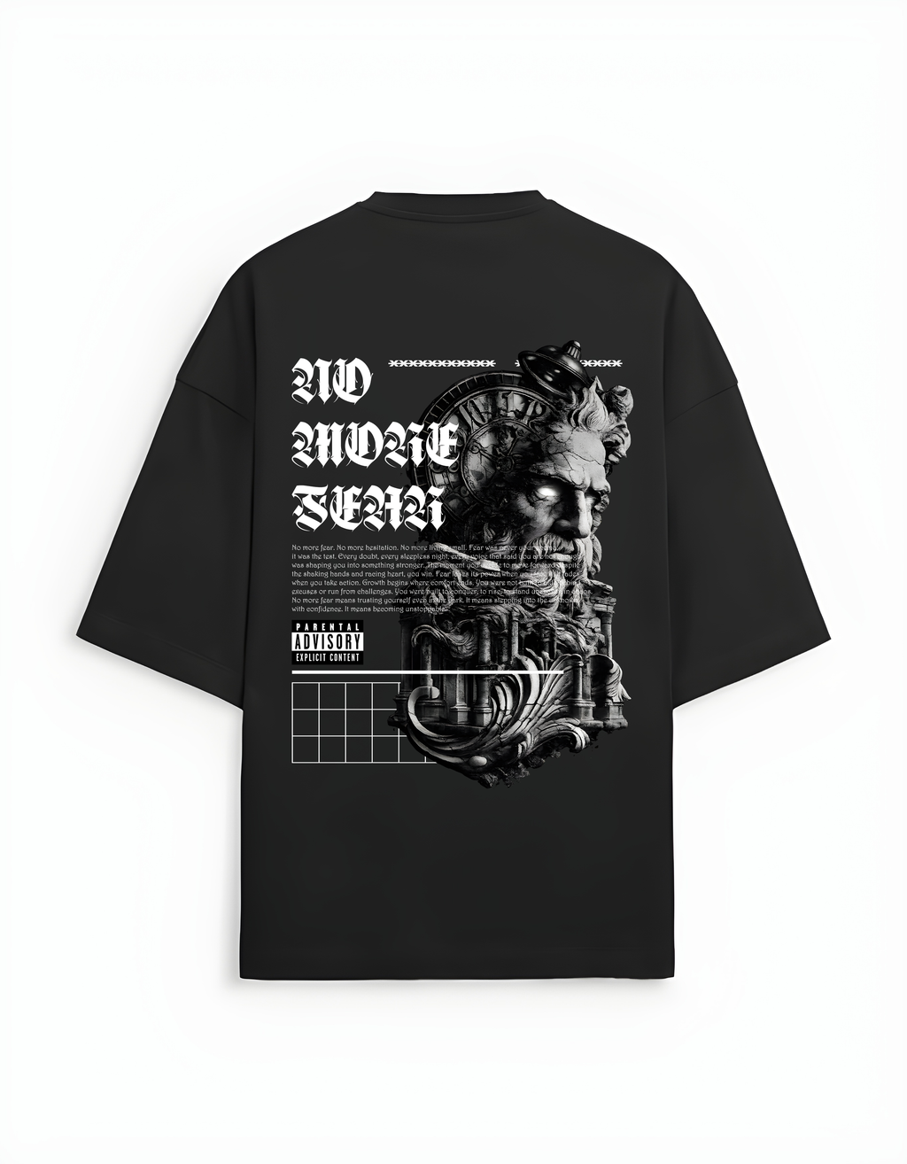No More Fear | Unisex Terry Oversized Tee