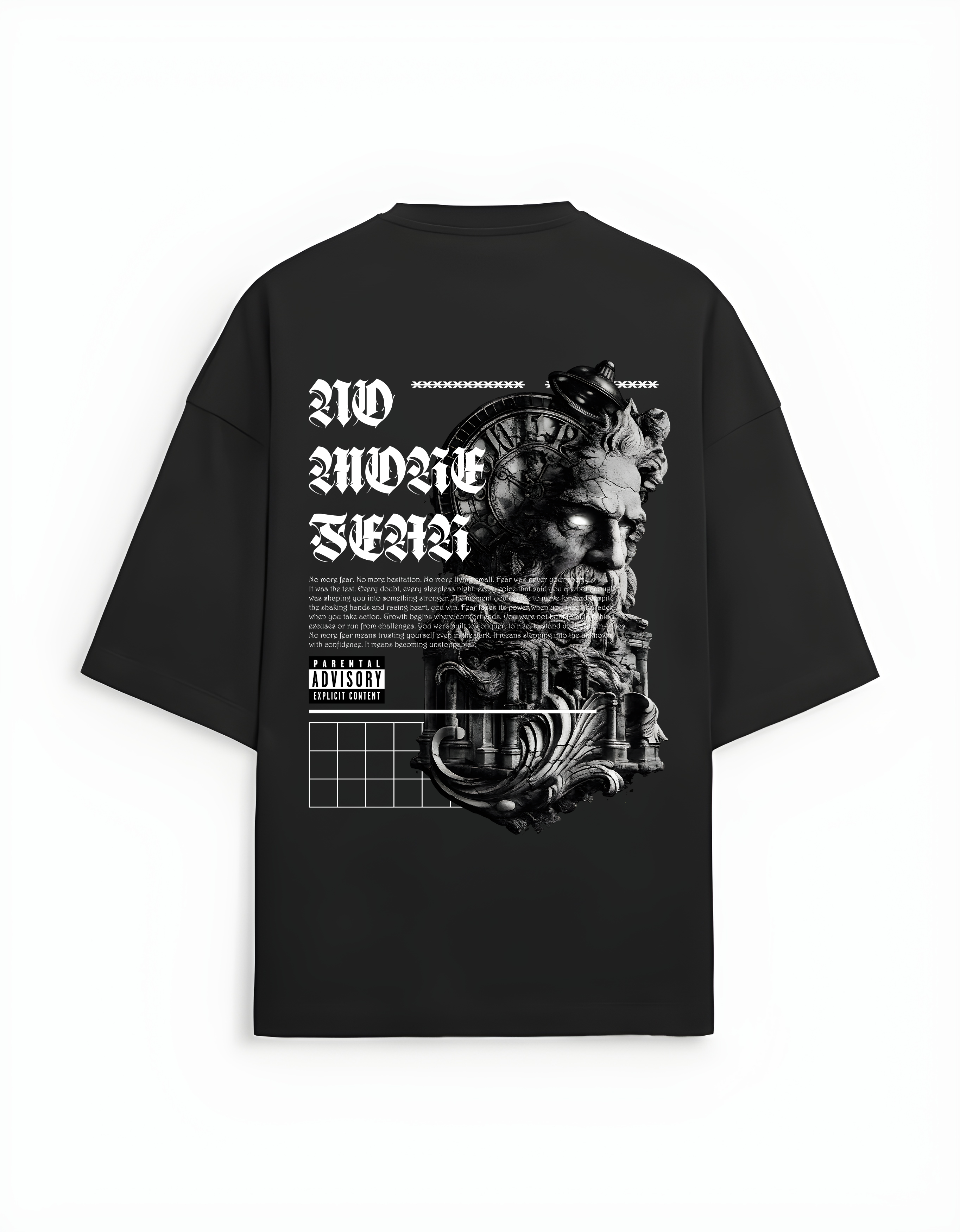 No More Fear | Unisex Terry Oversized Tee