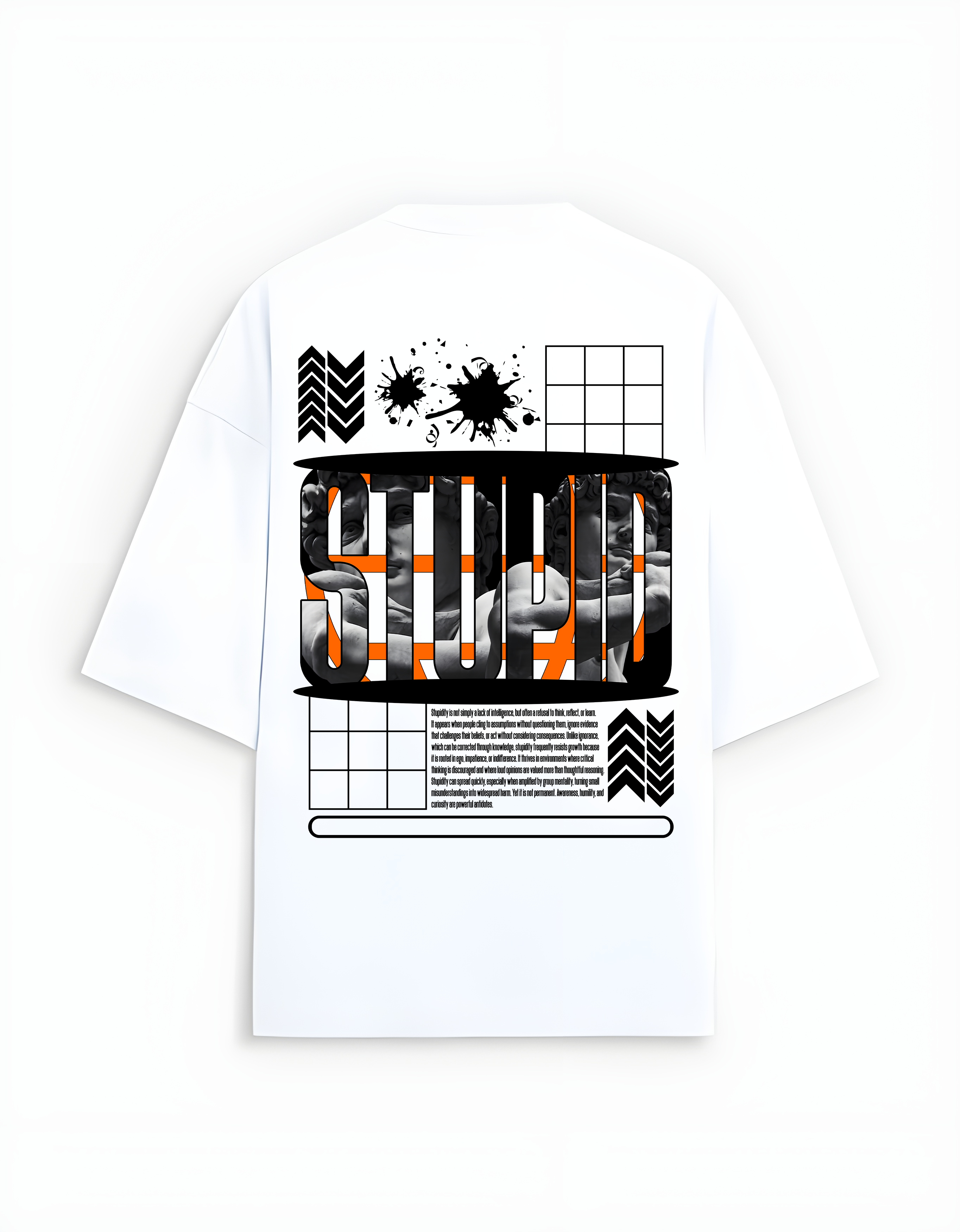 Stupid | Unisex Terry Oversized Tee